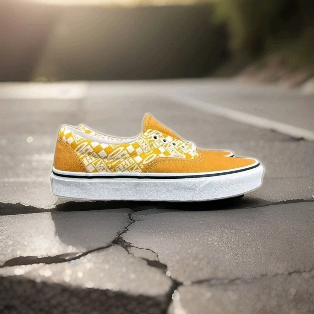 VANS Era Off The Wall Golden Nugget New With Box &Tag Sneakers Skater Sz9.5 #551 - Picture 3 of 11